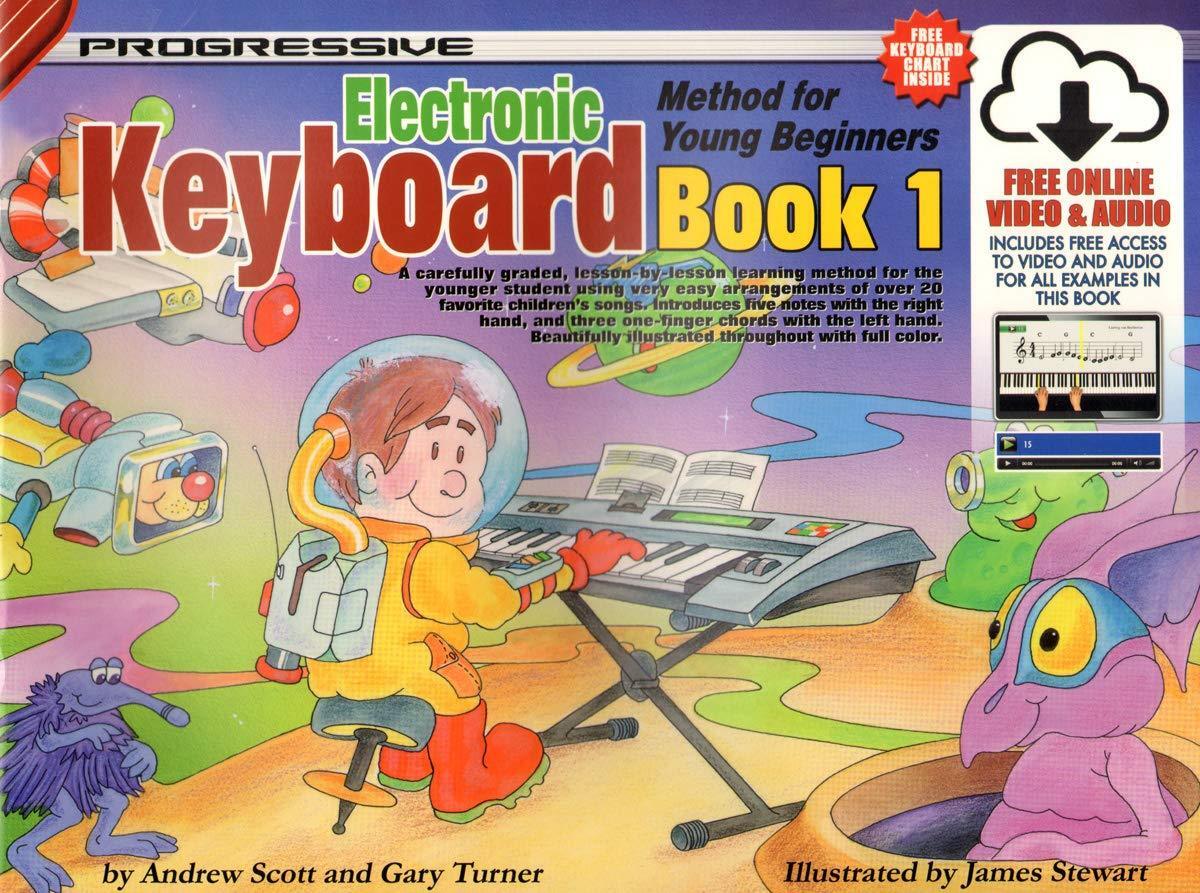 Cover: 9780947183417 | Progressive Keyboard Book 1 | Method for Young Beginners | Scott