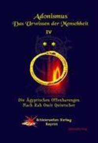 Cover: 9783937341170 | Adonismus - Das Urwissen der Menschheit, Band 4 | Rah Omir Quintscher