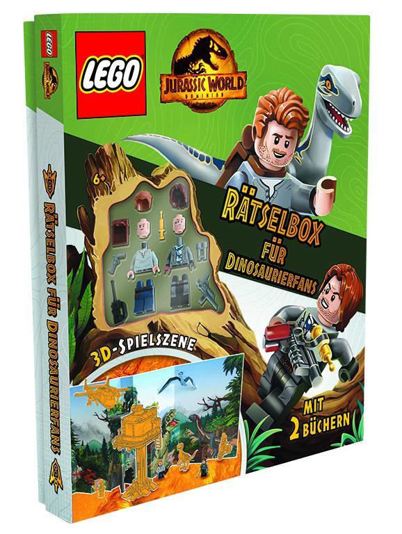 Cover: 9783960806974 | LEGO® Jurassic World(TM) - Rätselbox für Dinosaurierfans | Box | 24 S.