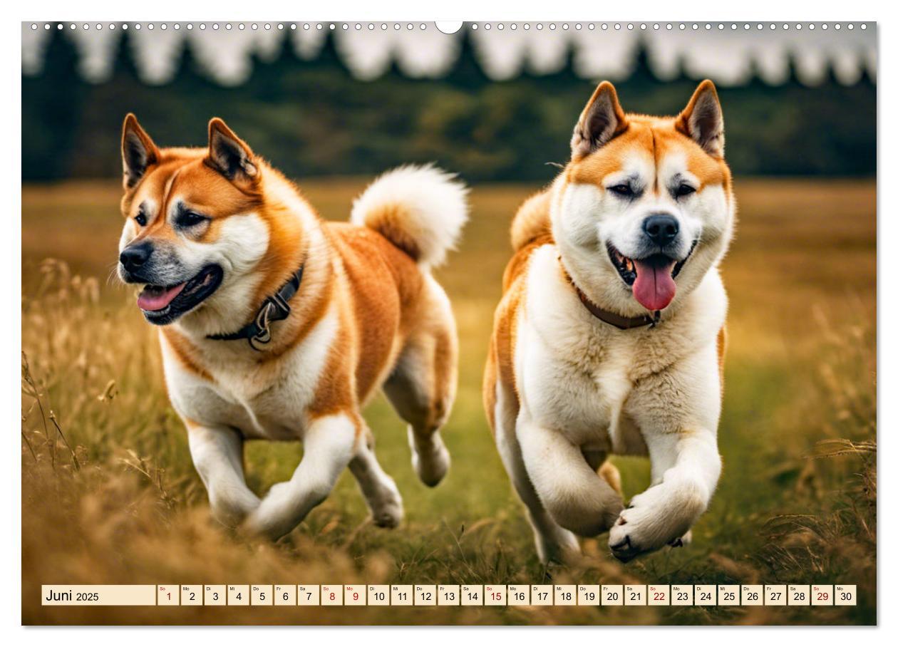 Bild: 9783457071700 | Akita Inu - Inbegriff der Treue (Wandkalender 2025 DIN A2 quer),...