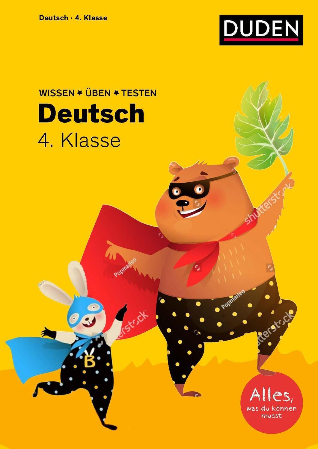 Cover: 9783411772032 | Wissen  Üben  Testen: Deutsch 4. Klasse | Holzwarth-Raether (u. a.)