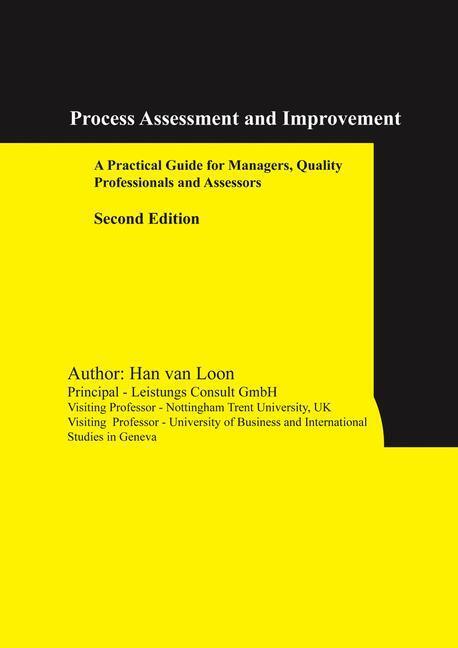 Cover: 9781489993304 | Process Assessment and Improvement | A Practical Guide | Han van Loon