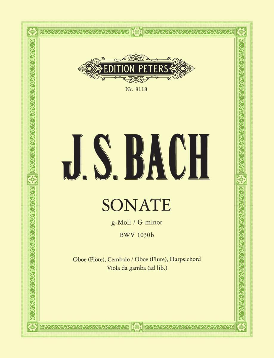 Cover: 9790014060442 | Sonata in G Minor Bwv 1030b F. Oboe (Flute) and Harpsichord...