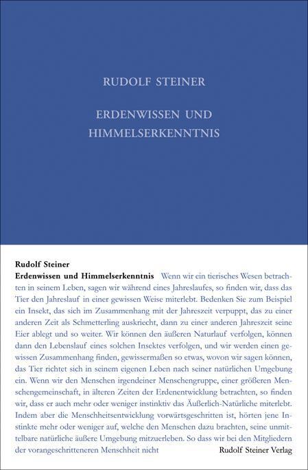 Cover: 9783727422119 | Erdenwissen und Himmelserkenntnis | Neun Vorträge, Dornach 1923 | Buch