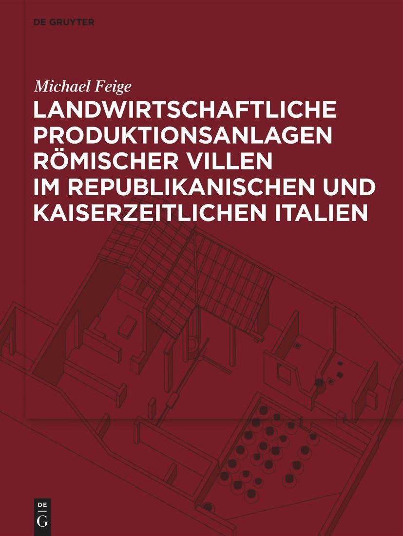 Cover: 9783110714296 | Landwirtschaftliche Produktionsanlagen römischer Villen im...