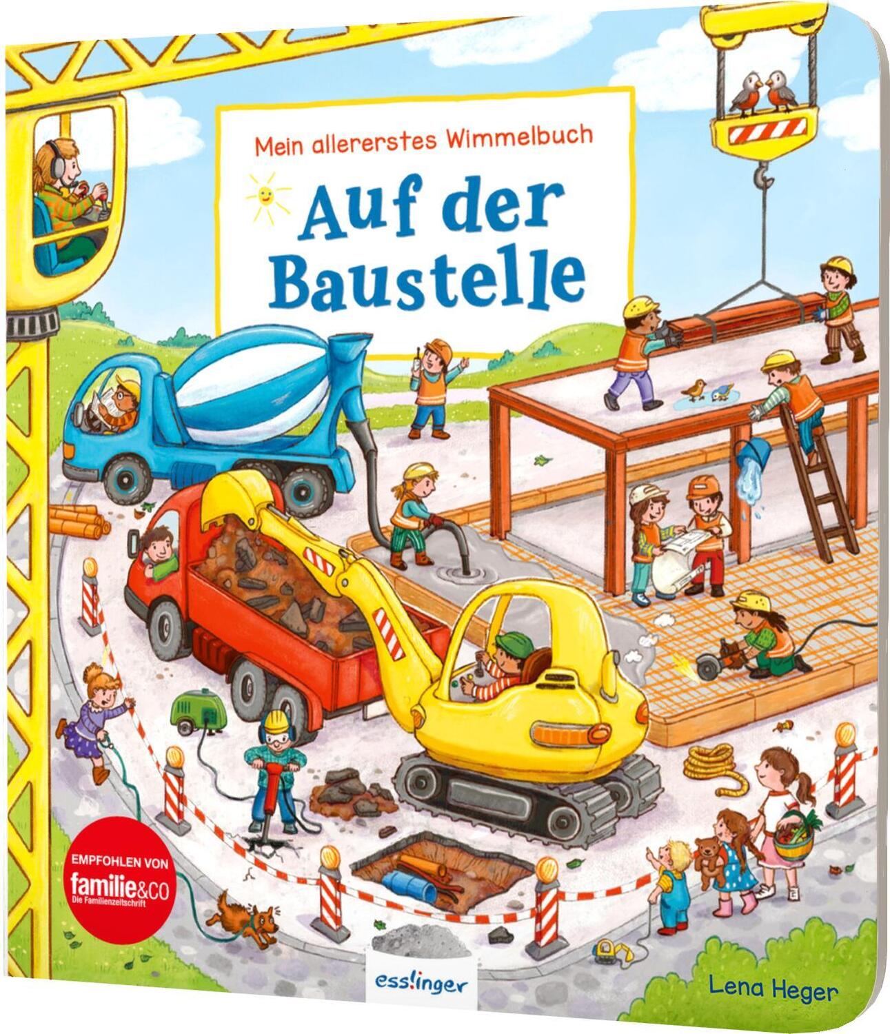 Cover: 9783480237715 | Mein allererstes Wimmelbuch: Auf der Baustelle | Sibylle Schumann