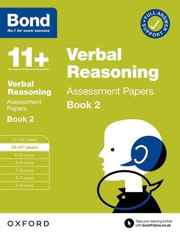 Cover: 9780192777454 | Bond 11+ Verbal Reasoning Assessment Papers 10-11 Years Book 2: For...