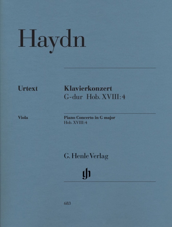 Cover: 9790201806839 | Haydn, Joseph - Klavierkonzert (Cembalo) G-dur Hob. XVIII:4 | Buch