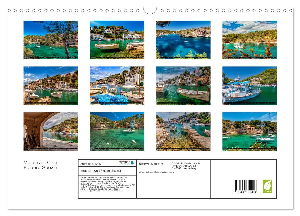 Bild: 9783435358410 | Mallorca - Cala Figuera Spezial (Wandkalender 2025 DIN A3 quer),...