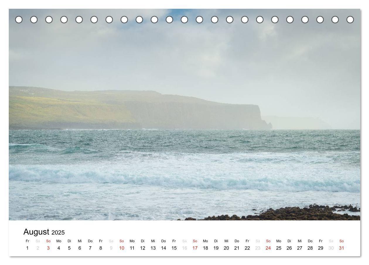 Bild: 9783435825189 | Irland. Wild Atlantic Views. (Tischkalender 2025 DIN A5 quer),...