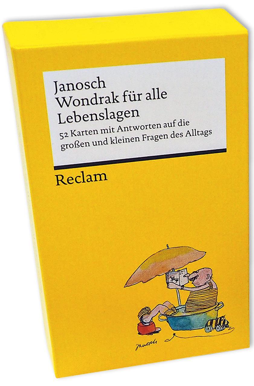 Cover: 9783150950159 | Wondrak für alle Lebenslagen (Kartenbox) | Janosch | Taschenbuch