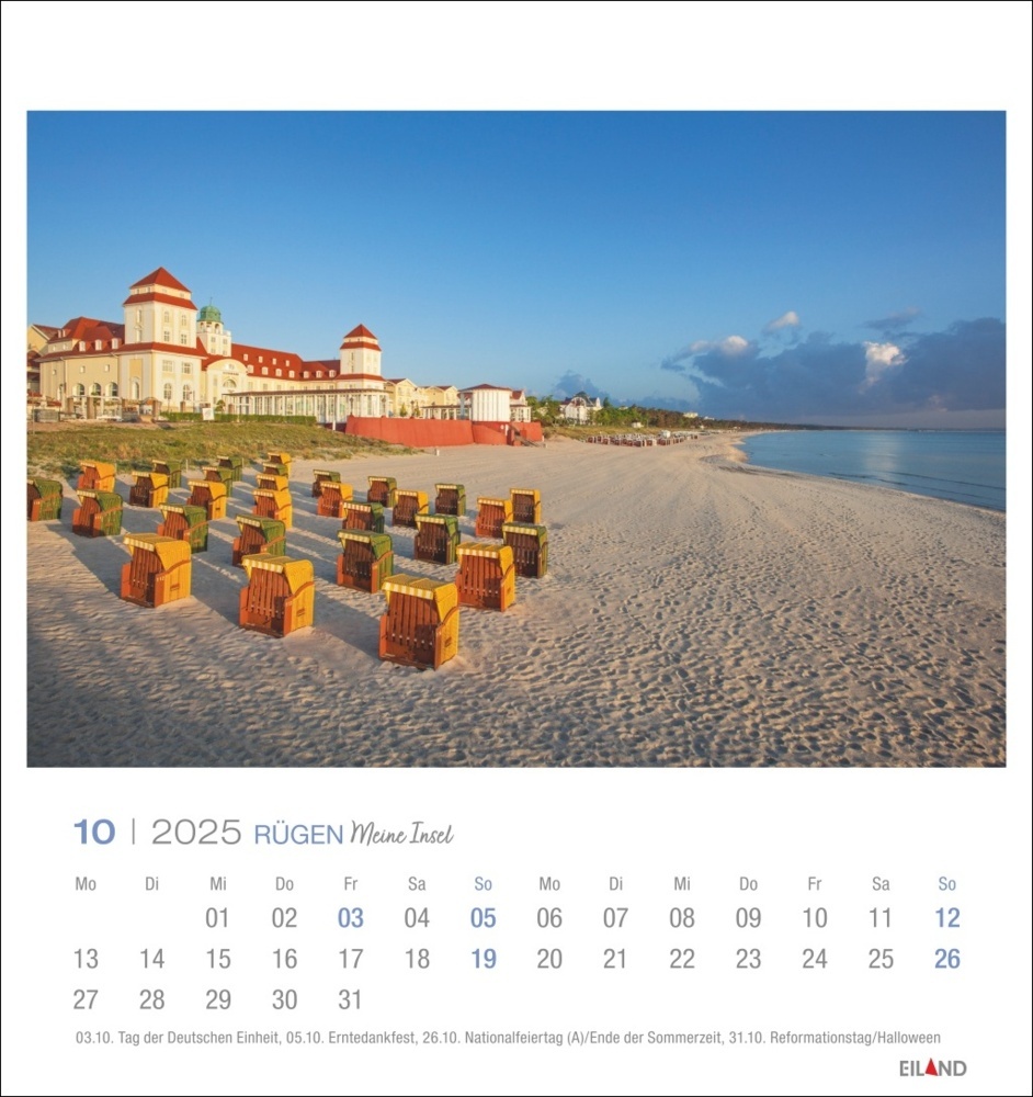 Bild: 9783964023360 | Rügen Postkartenkalender 2025 - Meine Insel | Kalender | Spiralbindung