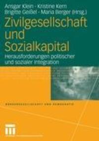 Cover: 9783810039934 | Zivilgesellschaft und Sozialkapital | Ansgar Klein (u. a.) | Buch