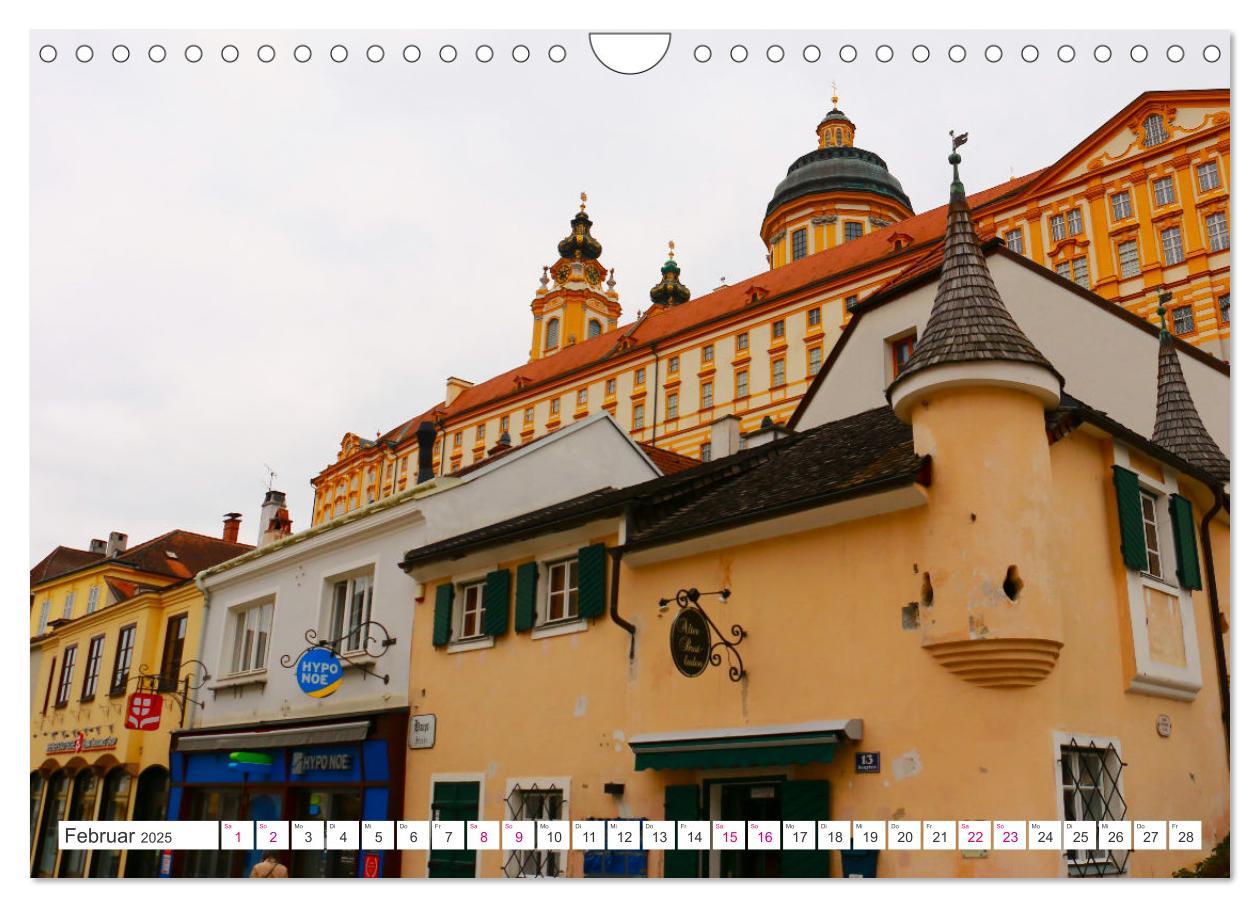 Bild: 9783457138960 | Ansichten vom Stift in Melk (Wandkalender 2025 DIN A4 quer),...