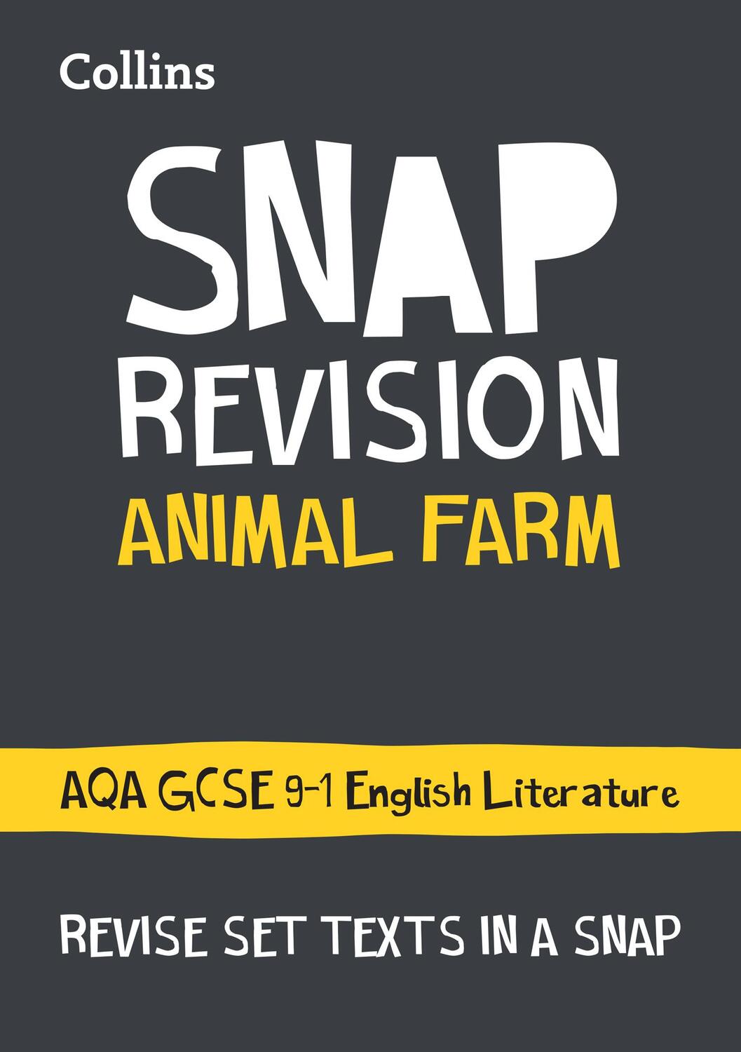Cover: 9780008247133 | Animal Farm: AQA GCSE 9-1 English Literature Text Guide | Collins Gcse