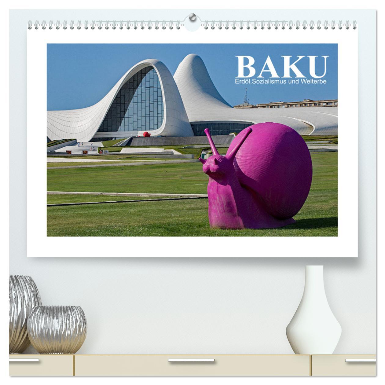 Cover: 9783435185016 | Baku - Erdöl, Sozialismus und Welterbe (hochwertiger Premium...