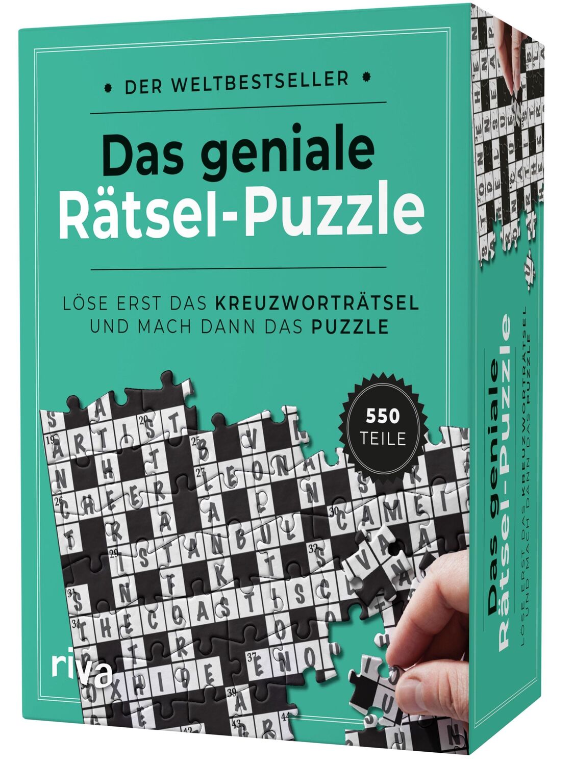 Cover: 9783742307743 | Das geniale Rätsel-Puzzle | riva Verlag | Spiel | Schachtel | Deutsch