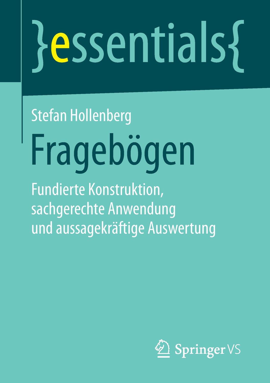 Cover: 9783658129668 | Fragebögen | Stefan Hollenberg | Taschenbuch | X | Deutsch | 2016