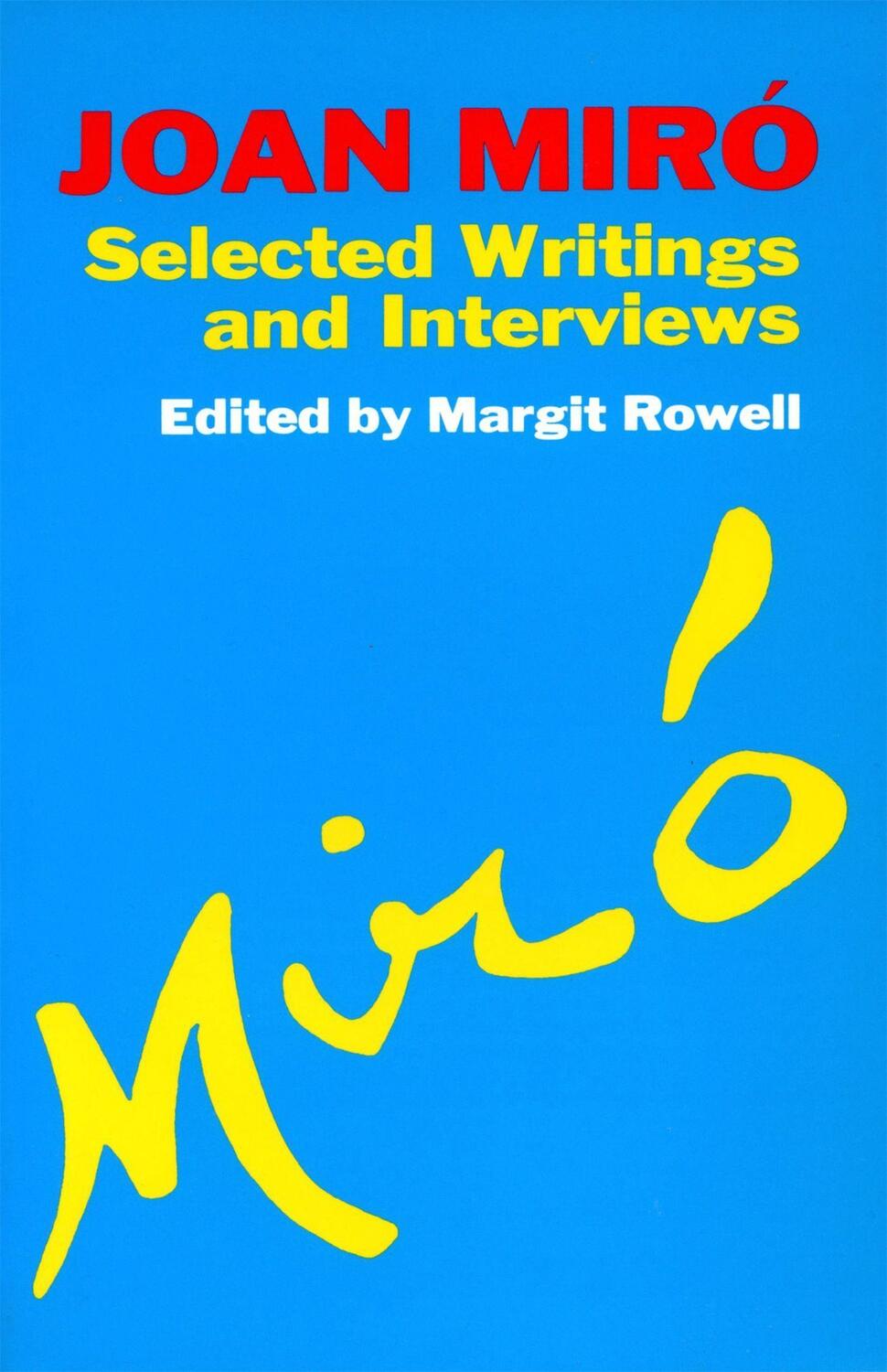 Cover: 9780306804854 | Joan Miro | Margit Rowell | Taschenbuch | Englisch | 1992