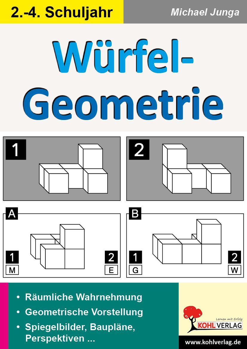 Cover: 9783960403708 | Würfel-Geometrie | Kopiervorlagen für die Grundschule | Michael Junga