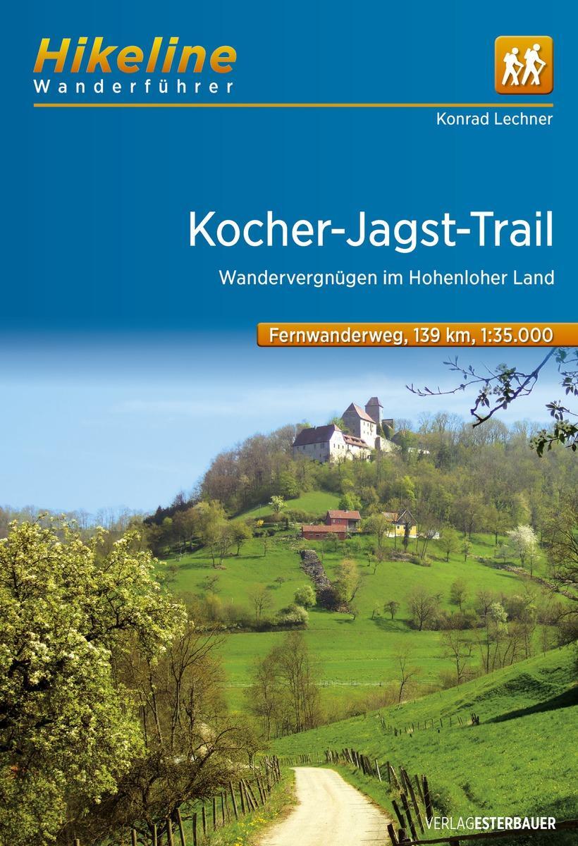 Cover: 9783850005333 | Fernwanderweg Kocher-Jagst-Trail 1 : 35 000 | Esterbauer Verlag | 2015