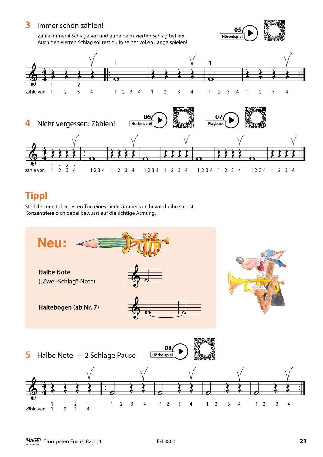 Bild: 9783866260788 | Trompeten Fuchs Band 1 | Stefan Dünser | Taschenbuch | 128 S. | 2008