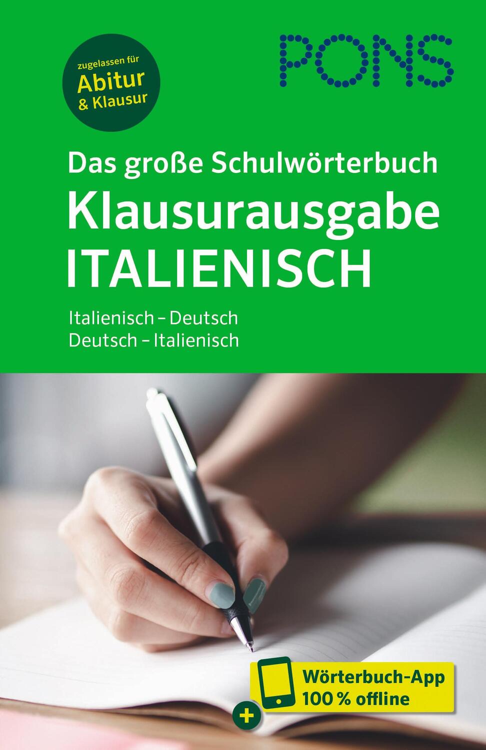 Cover: 9783125163591 | PONS Das große Schulwörterbuch Klausurausgabe Italienisch | Buch