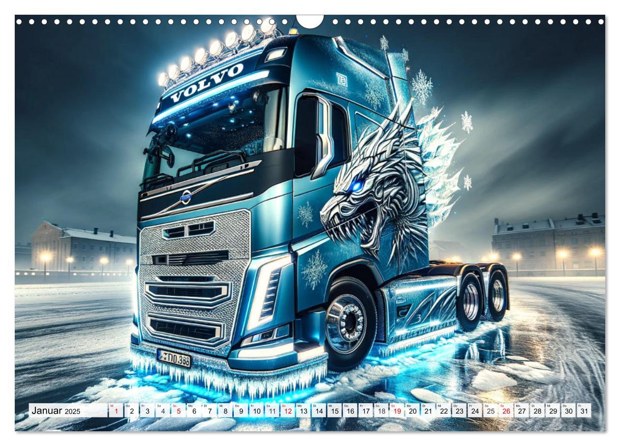 Bild: 9783383770135 | Faszination Truck: KI-Designs von Lack und Leistung (Wandkalender...