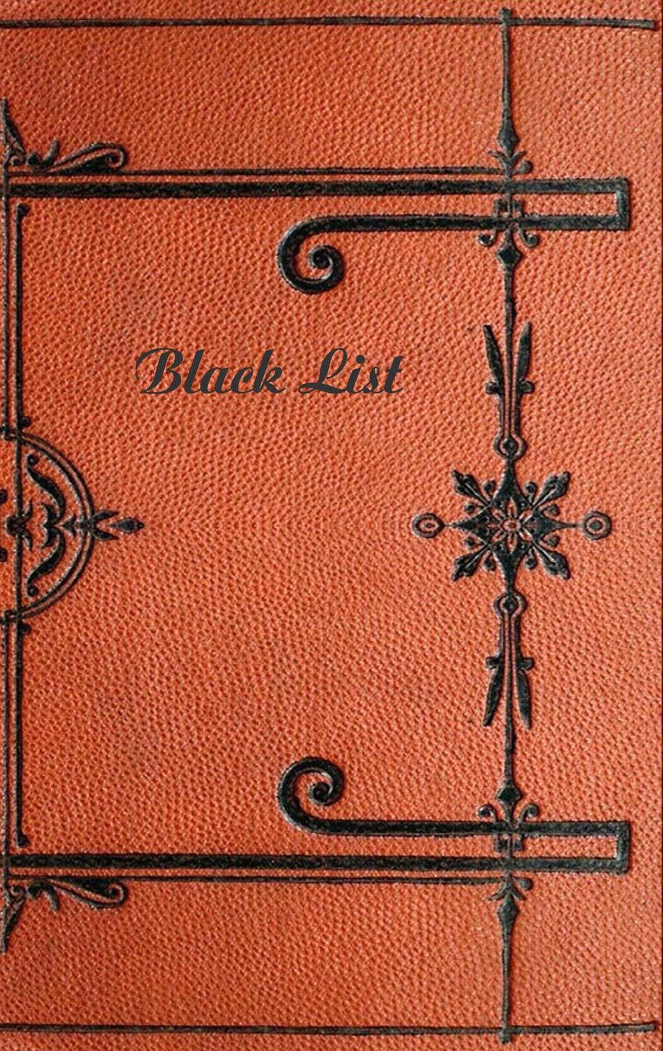 Cover: 9783743114371 | Black List (Notizbuch) | Luisa Rose | Taschenbuch | Books on Demand