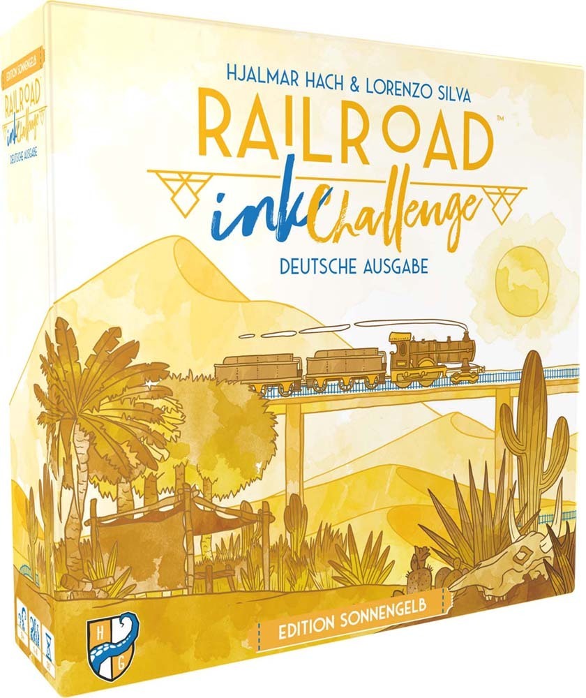 Cover: 4260664070085 | Railroad Ink Challenge: Edition Sonnengelb | Lorenzo Silva (u. a.)