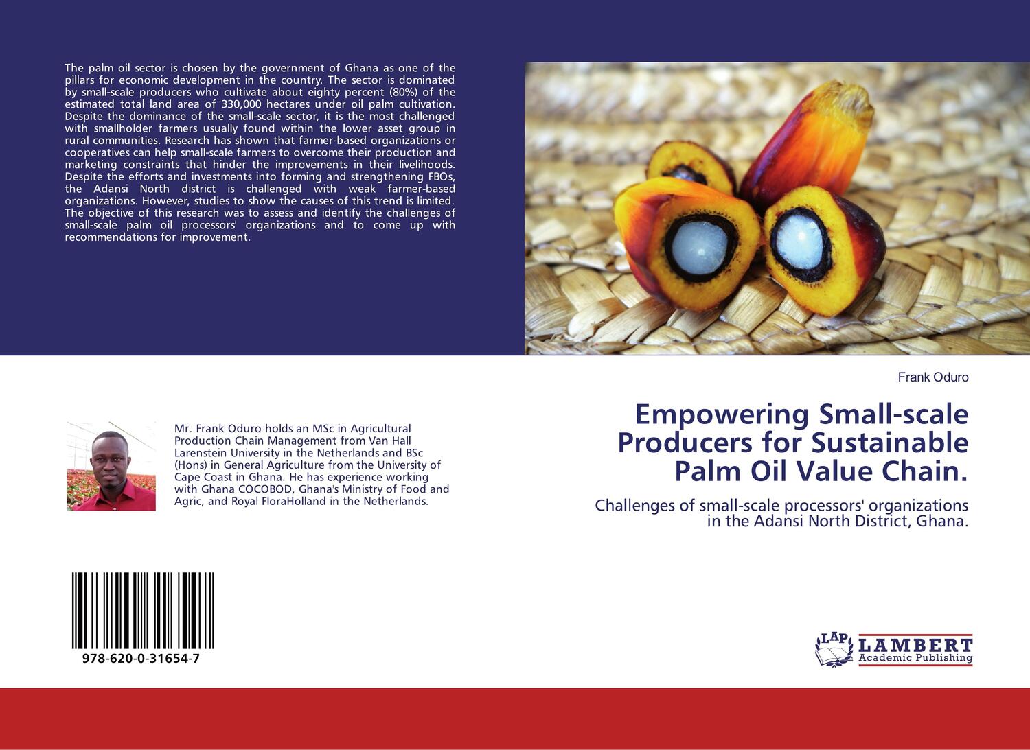 Cover: 9786200316547 | Empowering Small-scale Producers for Sustainable Palm Oil Value Chain.