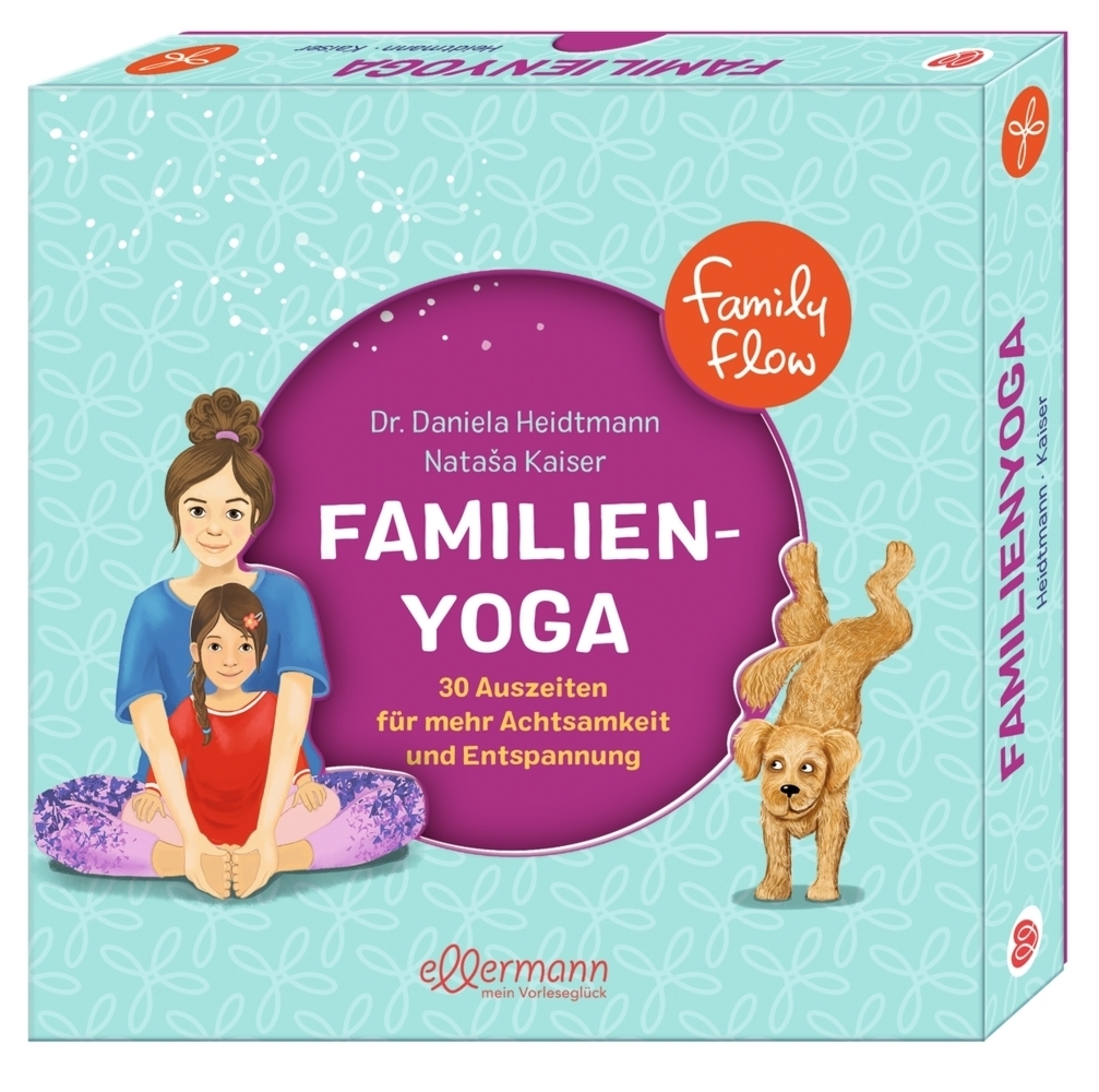 Cover: 4260688740391 | FamilyFlow. Familien-Yoga | Daniela Heidtmann | Box | 32 S. | Deutsch