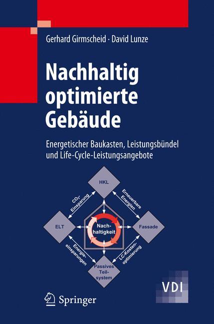 Cover: 9783642138522 | Nachhaltig optimierte Gebäude | David Lunze (u. a.) | Buch | VDI-Buch