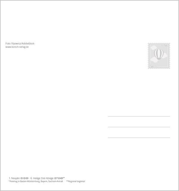 Bild: 9783731876359 | Urlaubsreif 2025 | aufstellbarer Postkartenkalender | Verlag Korsch