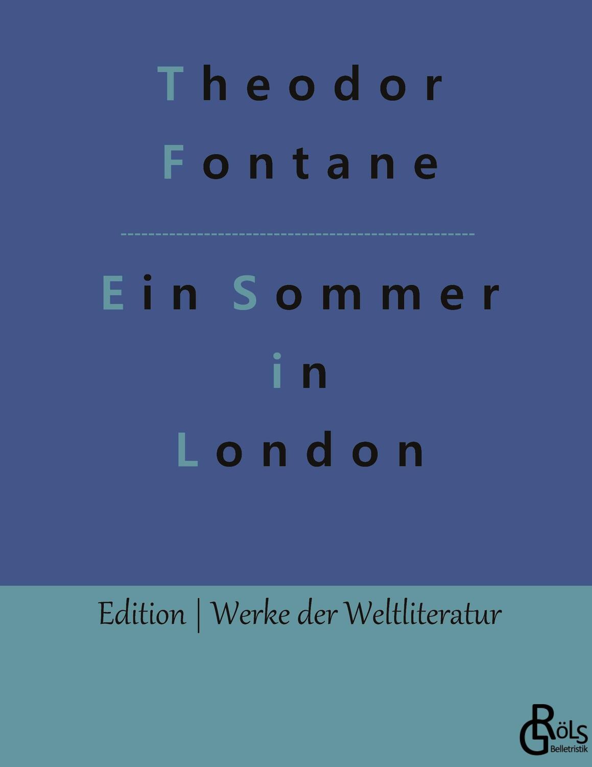 Cover: 9783966372022 | Ein Sommer in London | Gebundene Ausgabe | Theodor Fontane | Buch