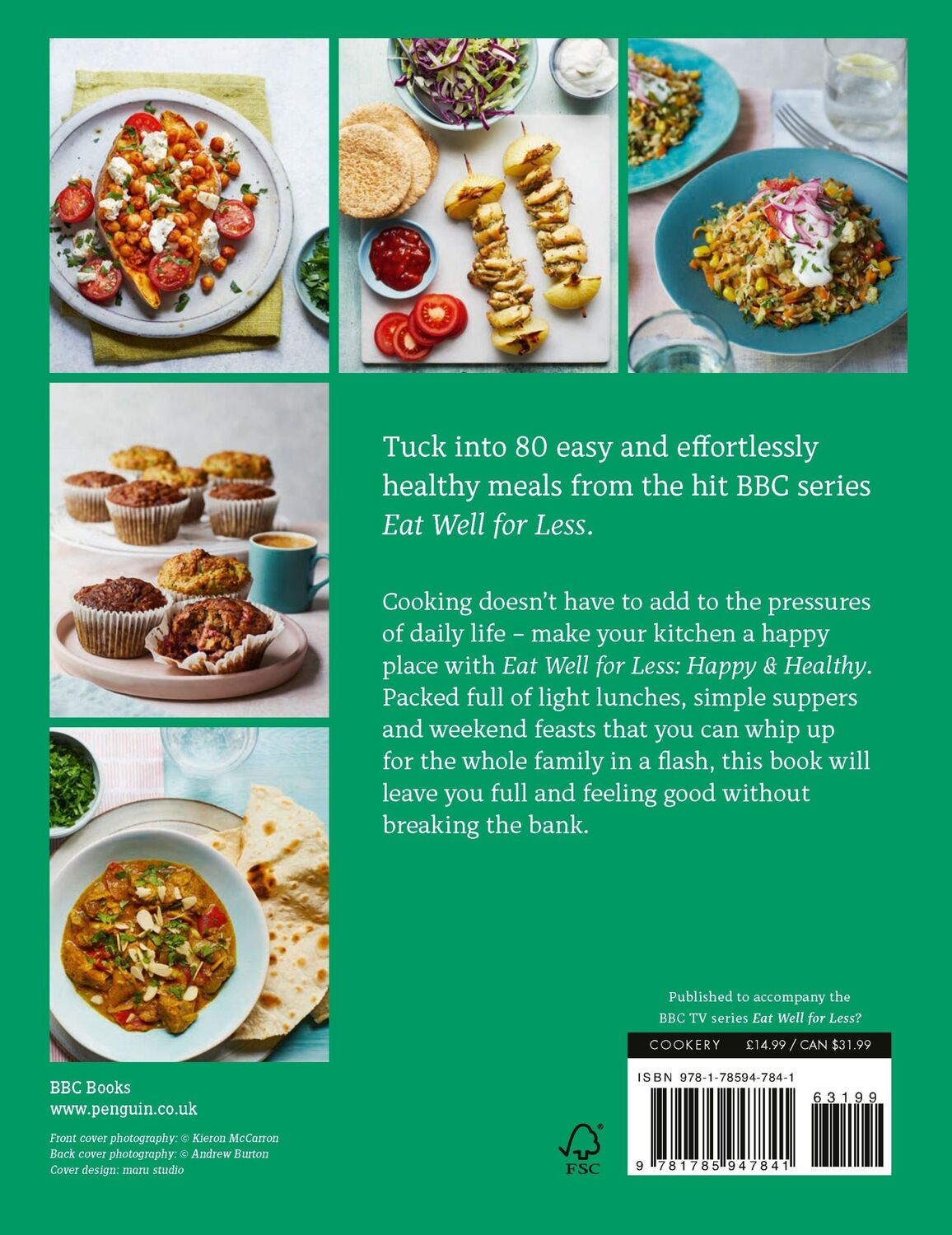 Rückseite: 9781785947841 | Eat Well for Less: Happy &amp; Healthy | Jo Scarratt-Jones | Taschenbuch