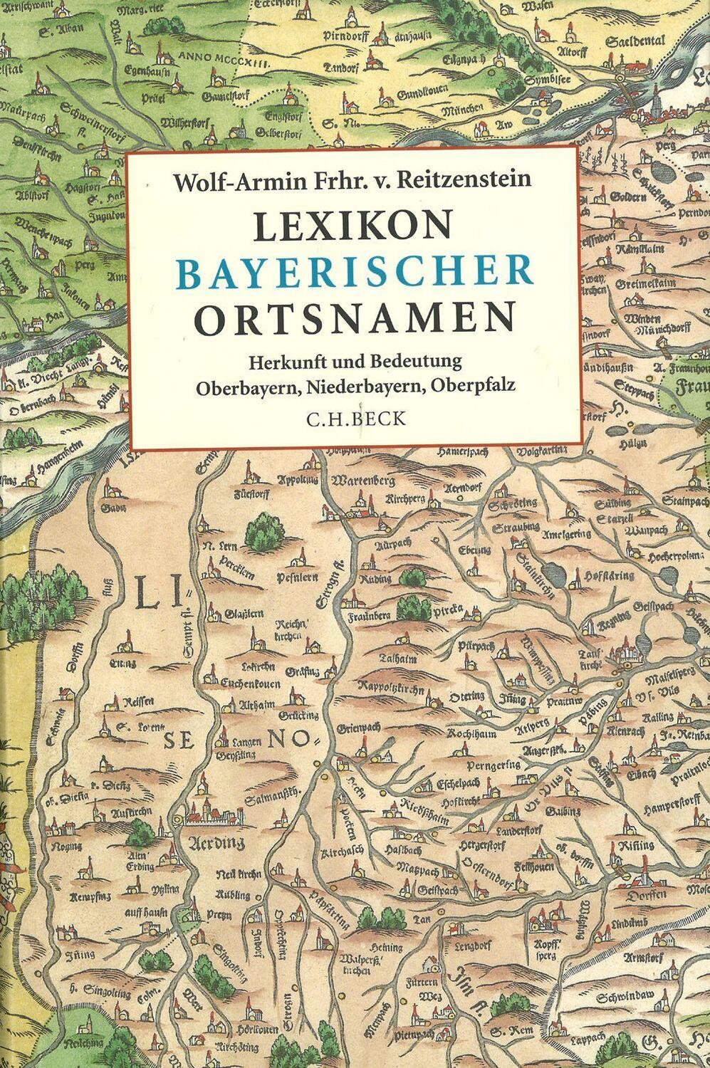 Cover: 9783406552069 | Lexikon bayerischer Ortsnamen | Wolf-Armin von Reitzenstein | Buch