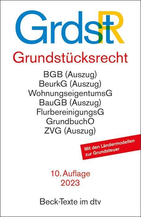 Cover: 9783423532020 | Grundstücksrecht | Taschenbuch | dtv-Taschenbücher Beck Texte | 754 S.