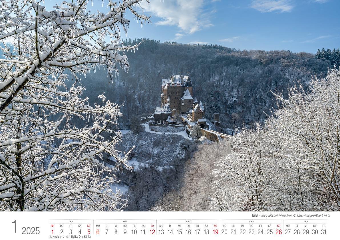 Bild: 9783965352186 | Eifel 2025 Bildkalender A3 Spiralbindung | Holger Klaes | Kalender