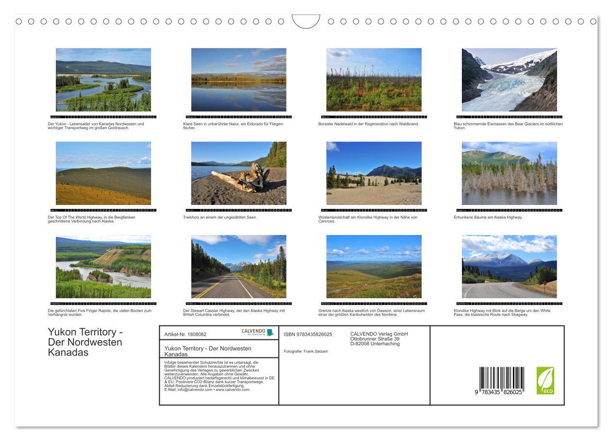 Bild: 9783435826025 | Yukon Territory - Der Nordwesten Kanadas (Wandkalender 2025 DIN A3...