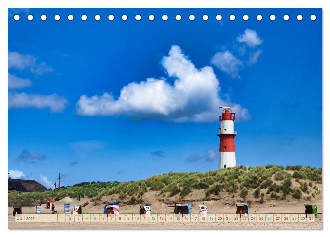 Bild: 9783457163184 | BORKUM Entdeckungen (Tischkalender 2025 DIN A5 quer), CALVENDO...