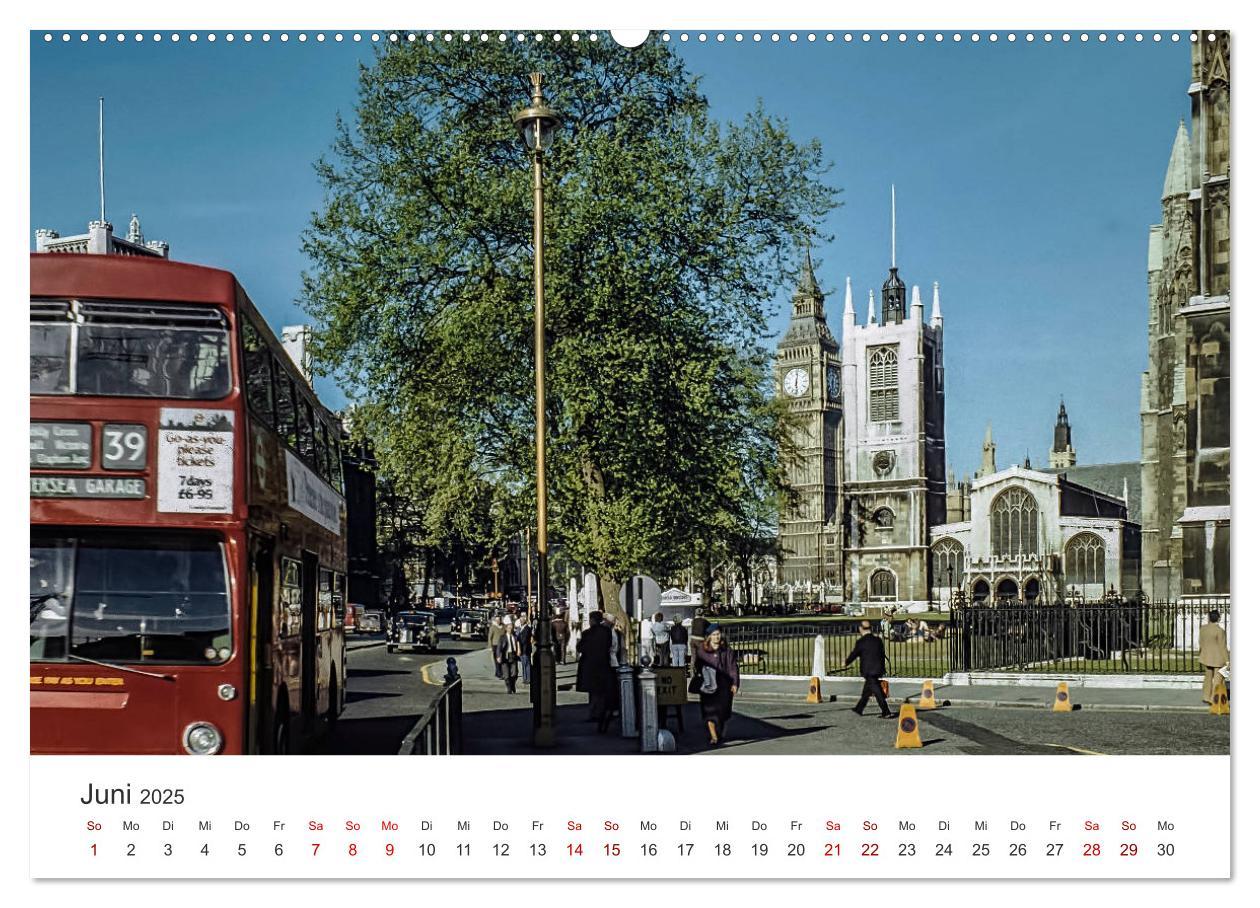 Bild: 9783435293605 | London - Vintage Views (hochwertiger Premium Wandkalender 2025 DIN...