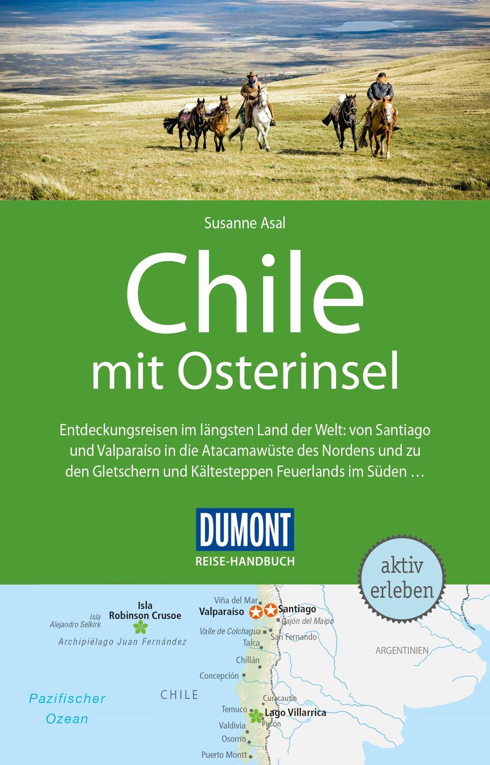 Cover: 9783770181643 | DuMont Reise-Handbuch Reiseführer Chile mit Osterinsel | Susanne Asal