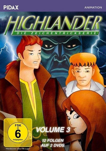 Cover: 4260696735518 | Highlander - Die Zeichentrickserie | Pidax Animation / Vol. 3 | DVD