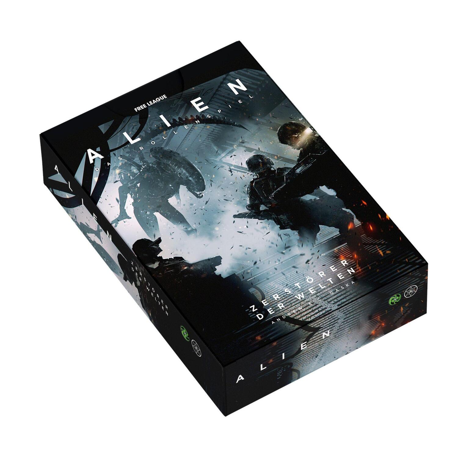 Cover: 9783963316555 | ALIEN: Das Rollenspiel - Zerstörer der Welten - Spielbox | Taschenbuch