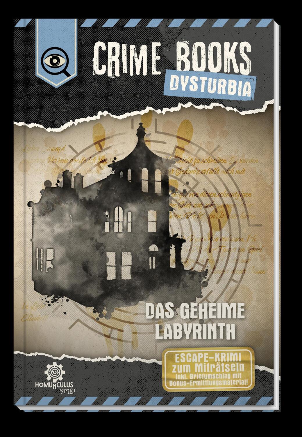Cover: 4270000169359 | CRIME BOOKS Dysturbia: Das geheime Labyrinth | Diener (u. a.) | Buch