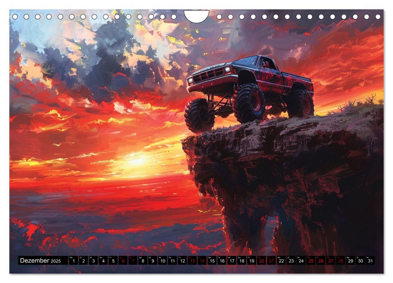 Bild: 9783383822322 | Wilde Monstertrucks (Wandkalender 2025 DIN A4 quer), CALVENDO...