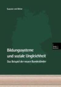 Cover: 9783810035318 | Bildungssysteme und soziale Ungleichheit | Susanne von Below | Buch