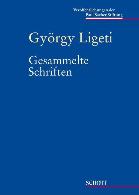 Cover: 9783795704513 | Gesammelte Schriften | Band 10. | György Ligeti | Buch | 2007