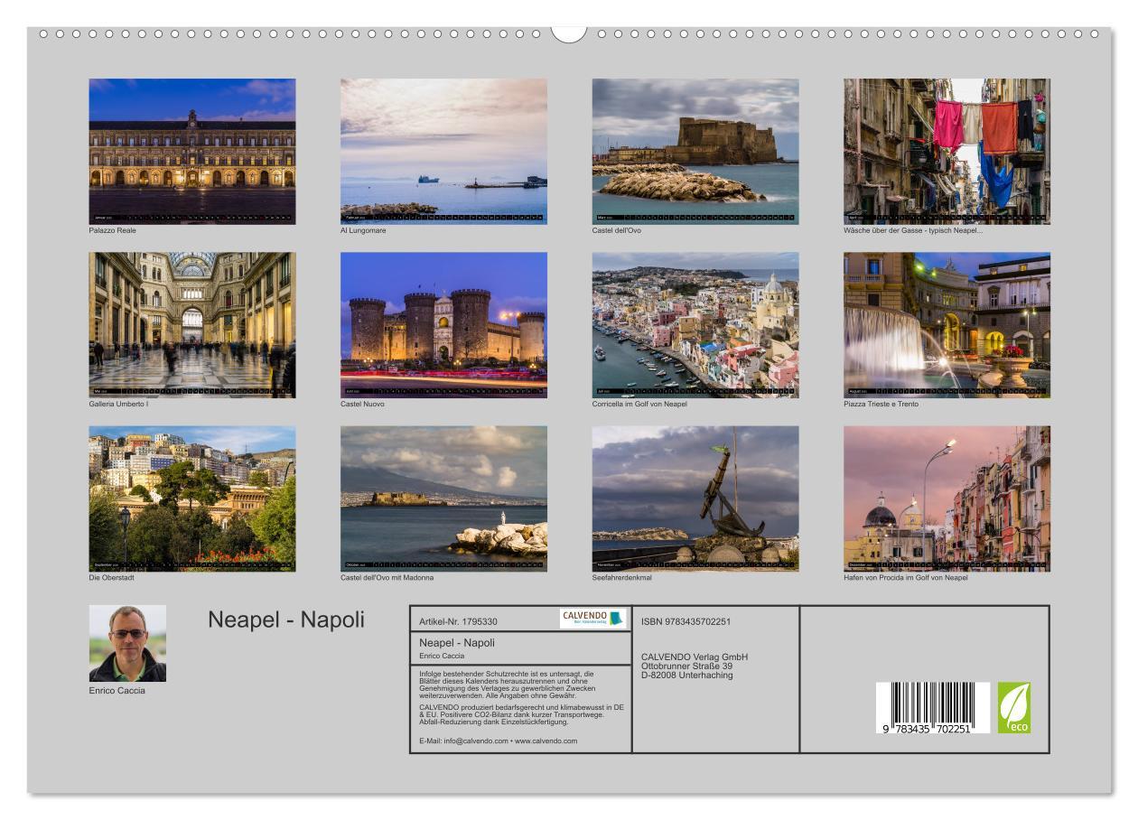 Bild: 9783435702251 | Neapel - Napoli (hochwertiger Premium Wandkalender 2025 DIN A2...